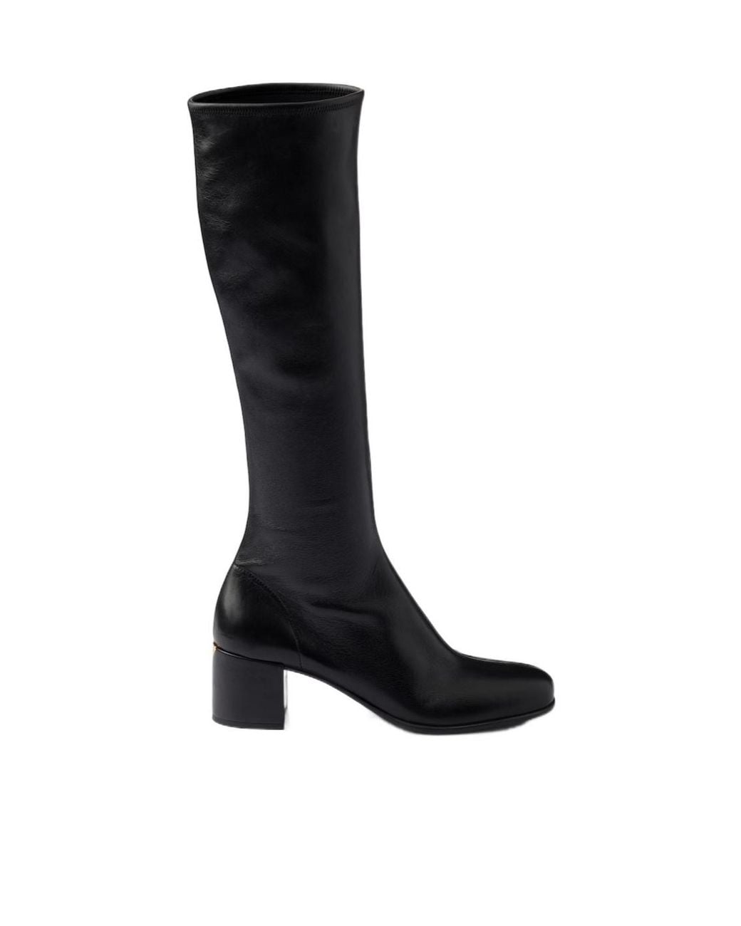 Prada Black High-Heeled Boots