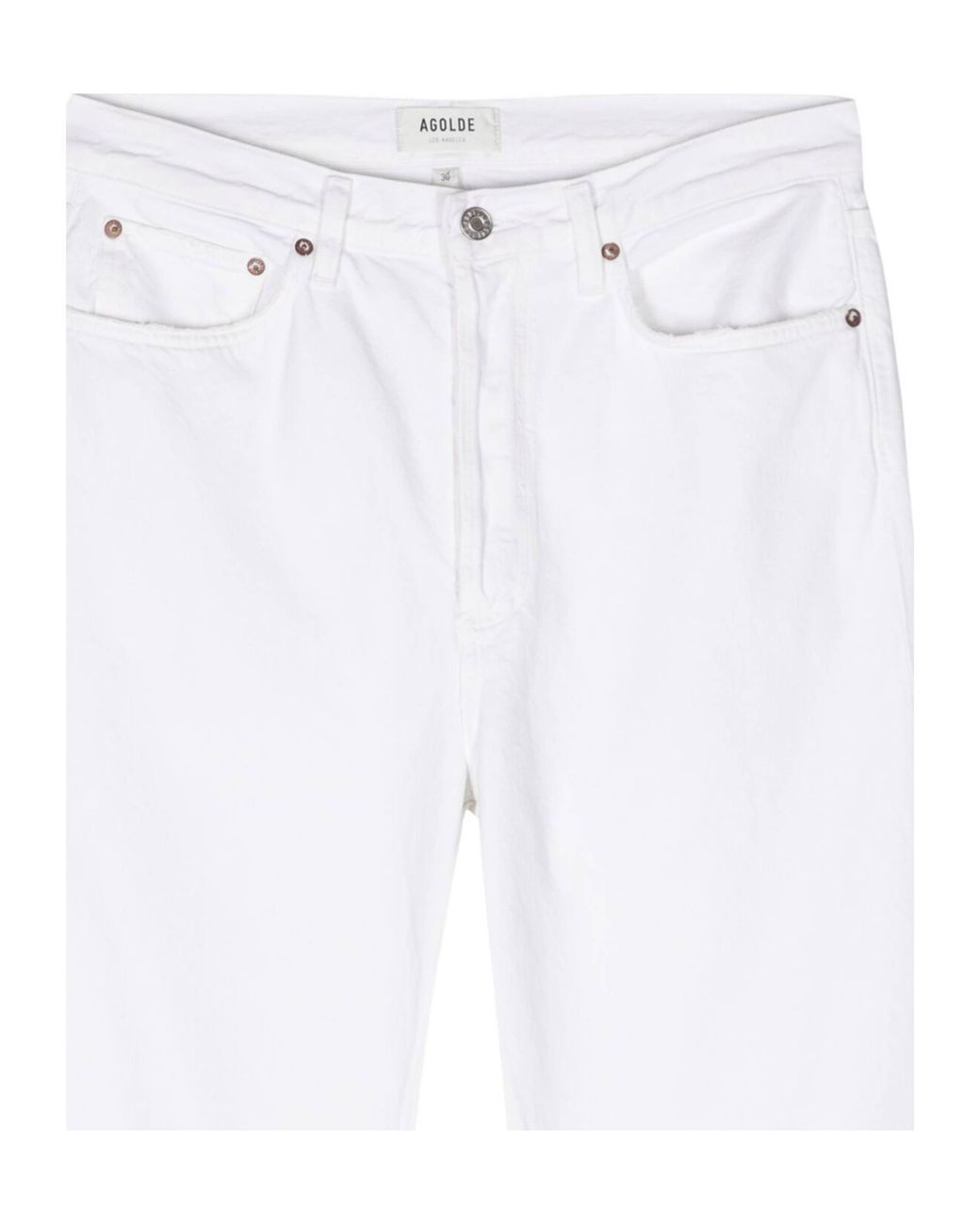 Agolde White 90's Straight-Leg Jeans for men