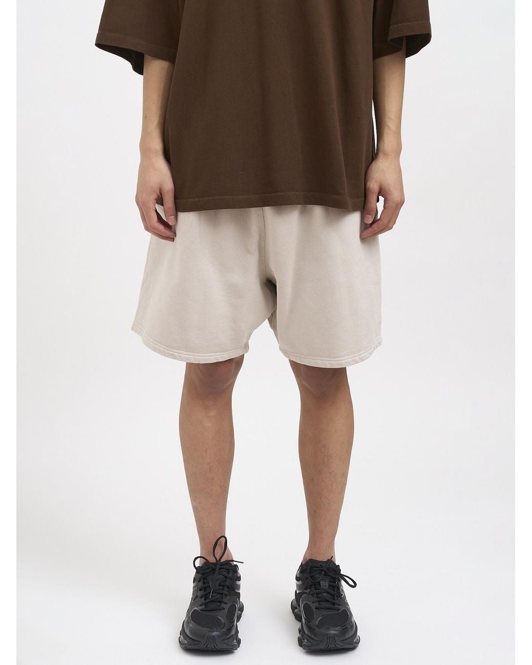 Entire studios Natural Elastic-Waist Bermuda Shorts for men