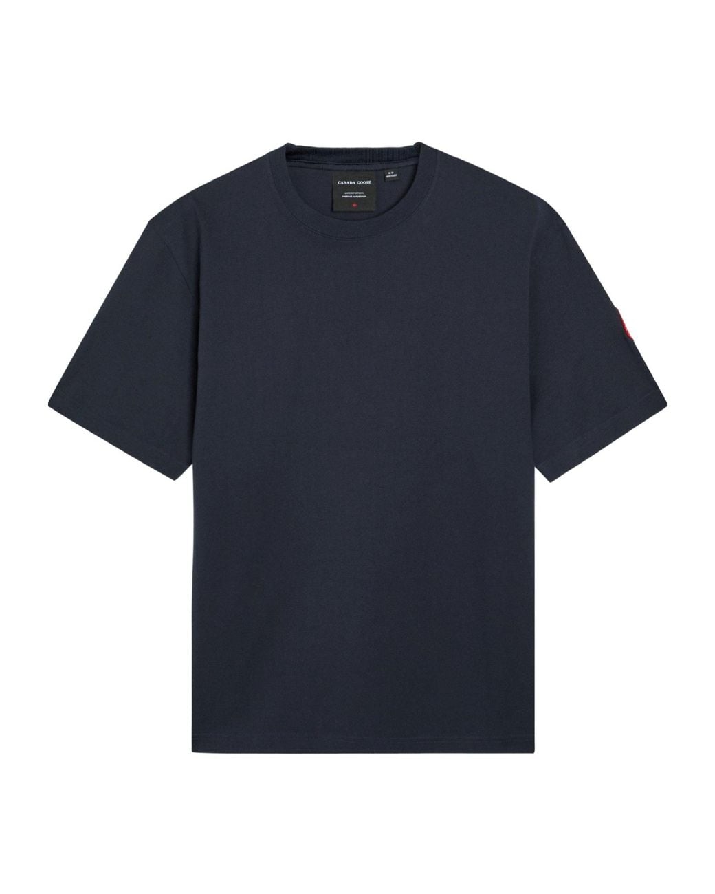 Canada Goose Blue Cotton Short-Sleeve T-Shirt for men