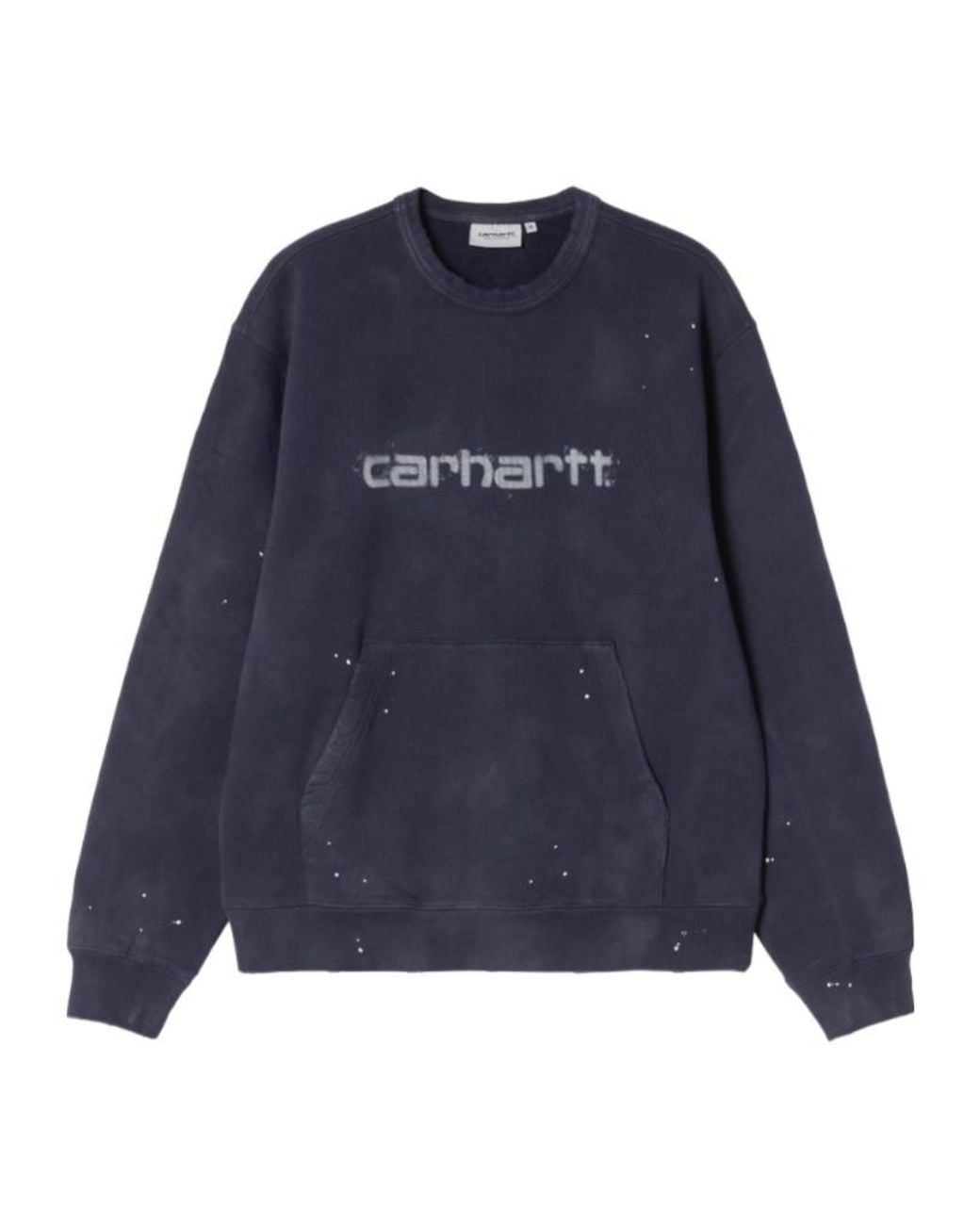 Carhartt Blue Wip Painter Logo Printed Sweatshirt for men