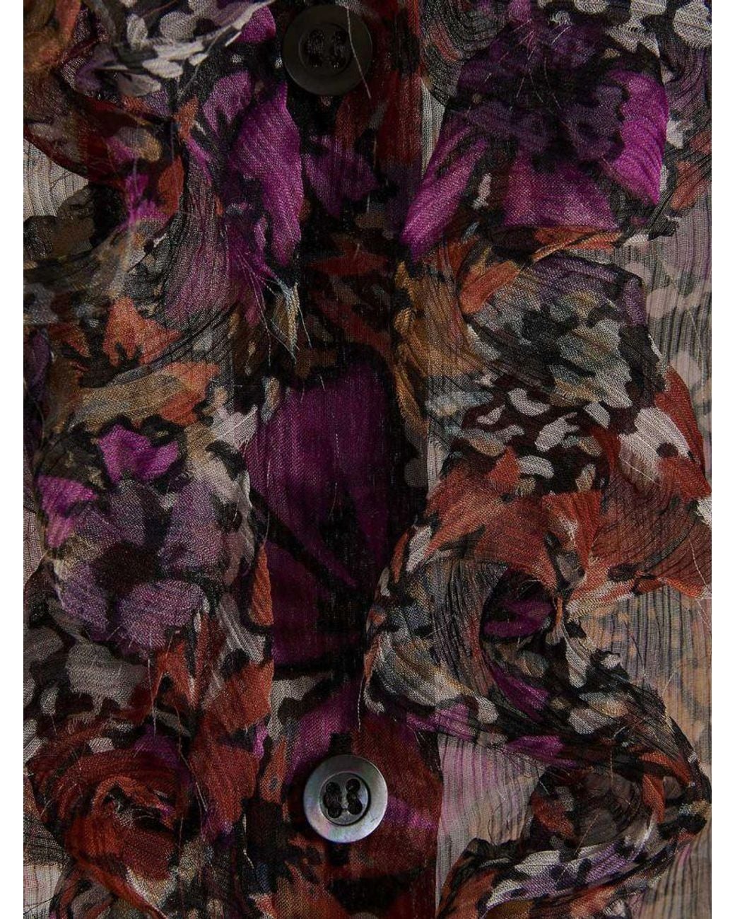 Dries Van Noten Red Short-Sleeved Shirt