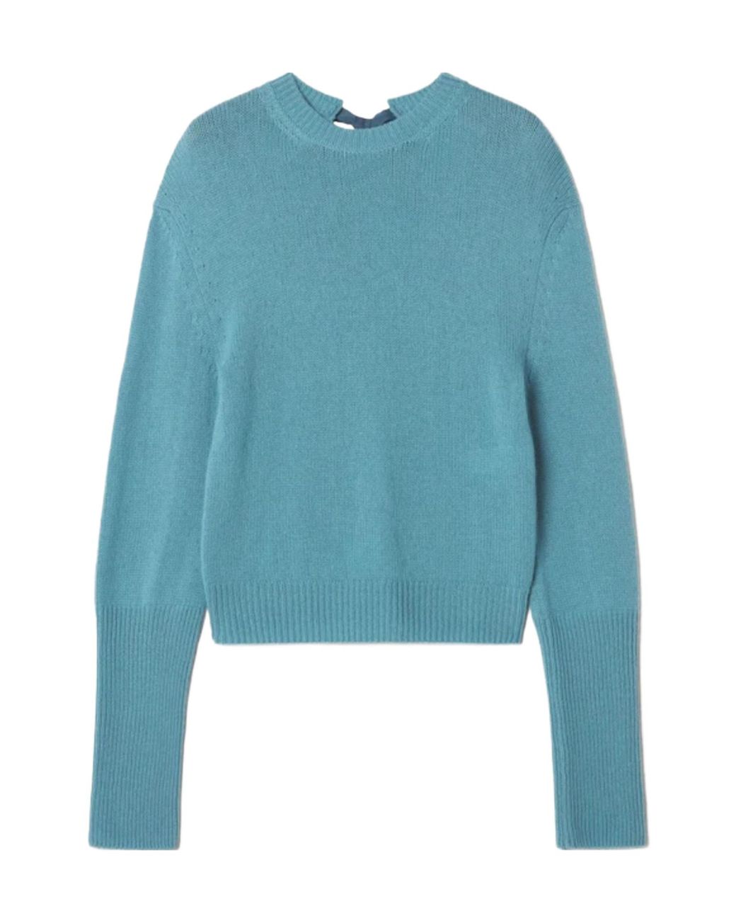 Lanvin Blue Crew Neck Sweater