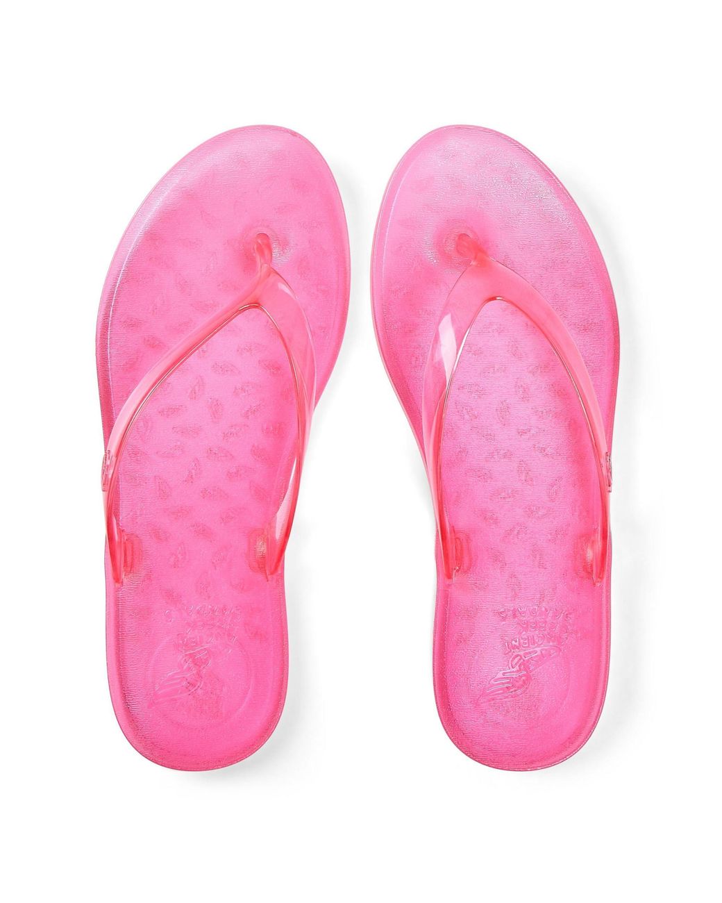 Ancient Greek Sandals Pink Solid Color Flip Flops