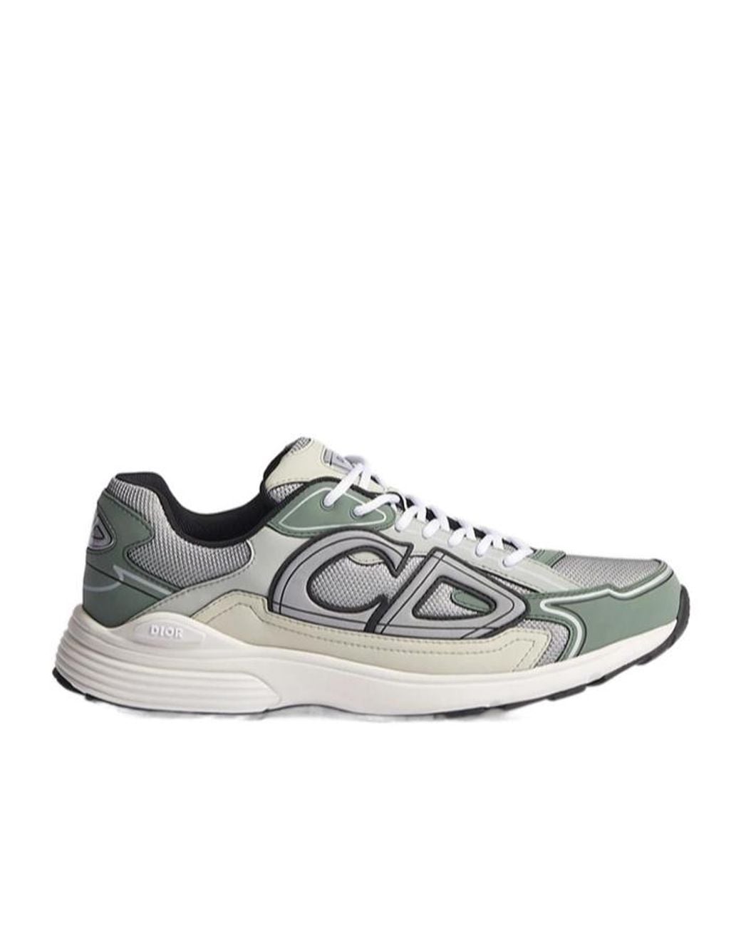 Dior White Homme B30 Lace-Up Sneakers for men