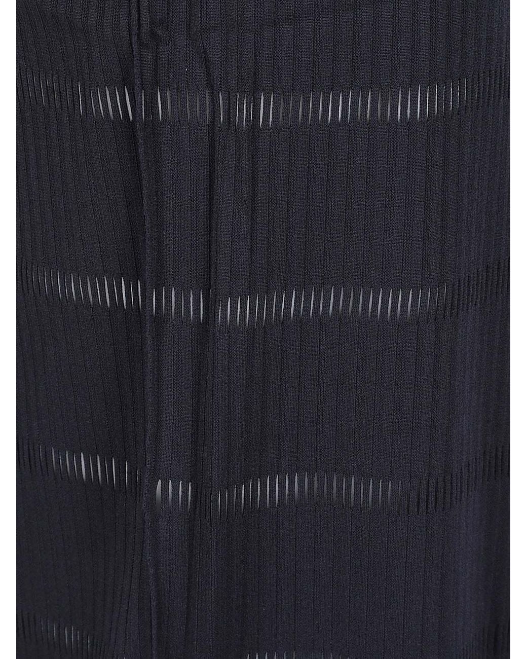 Pleats Please Issey Miyake Blue Elastic-Waist Skirt