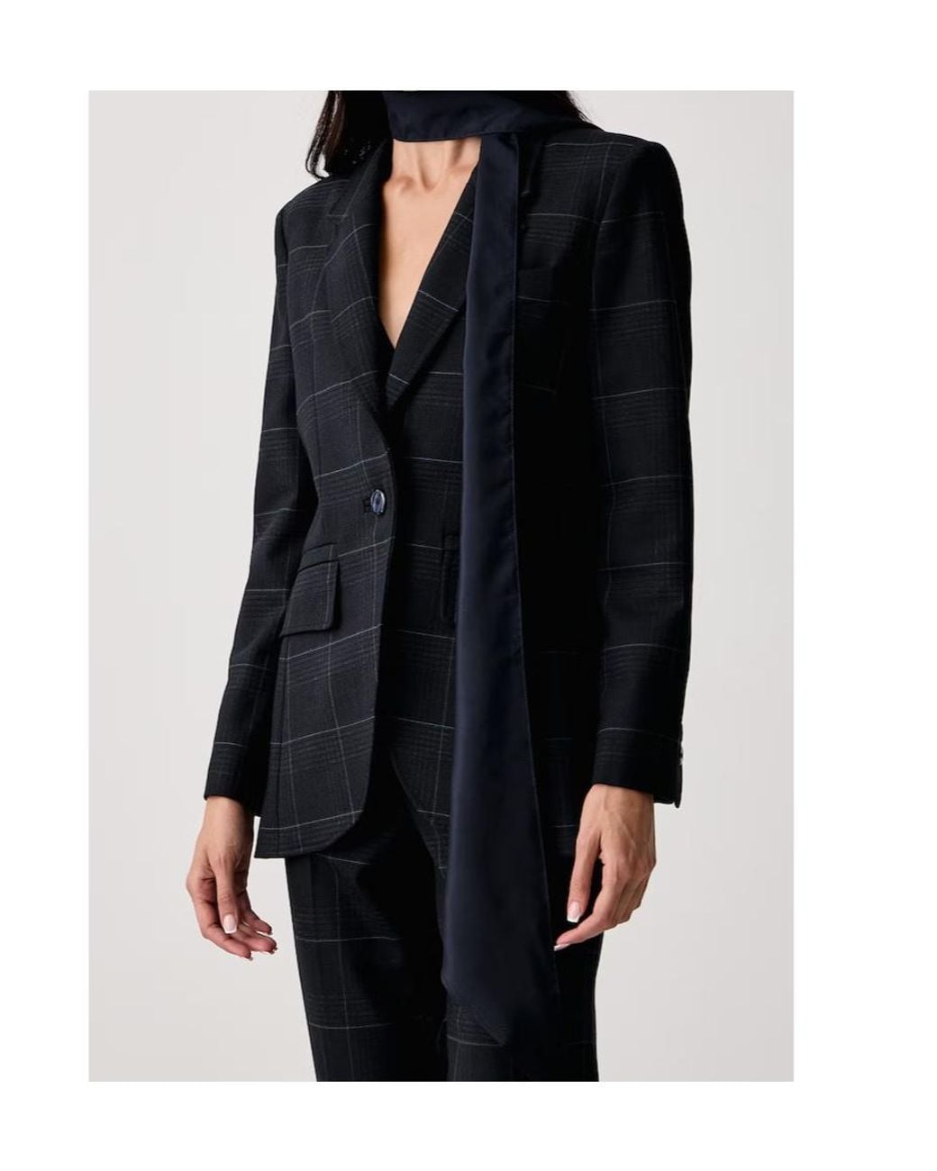 Marella Blue Single-Breasted Blazer