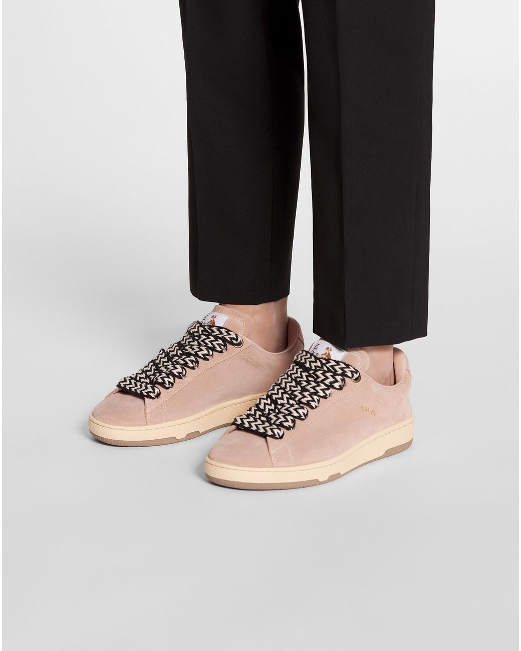 Lanvin Multicolor Lite Curb Low-Top Sneakers