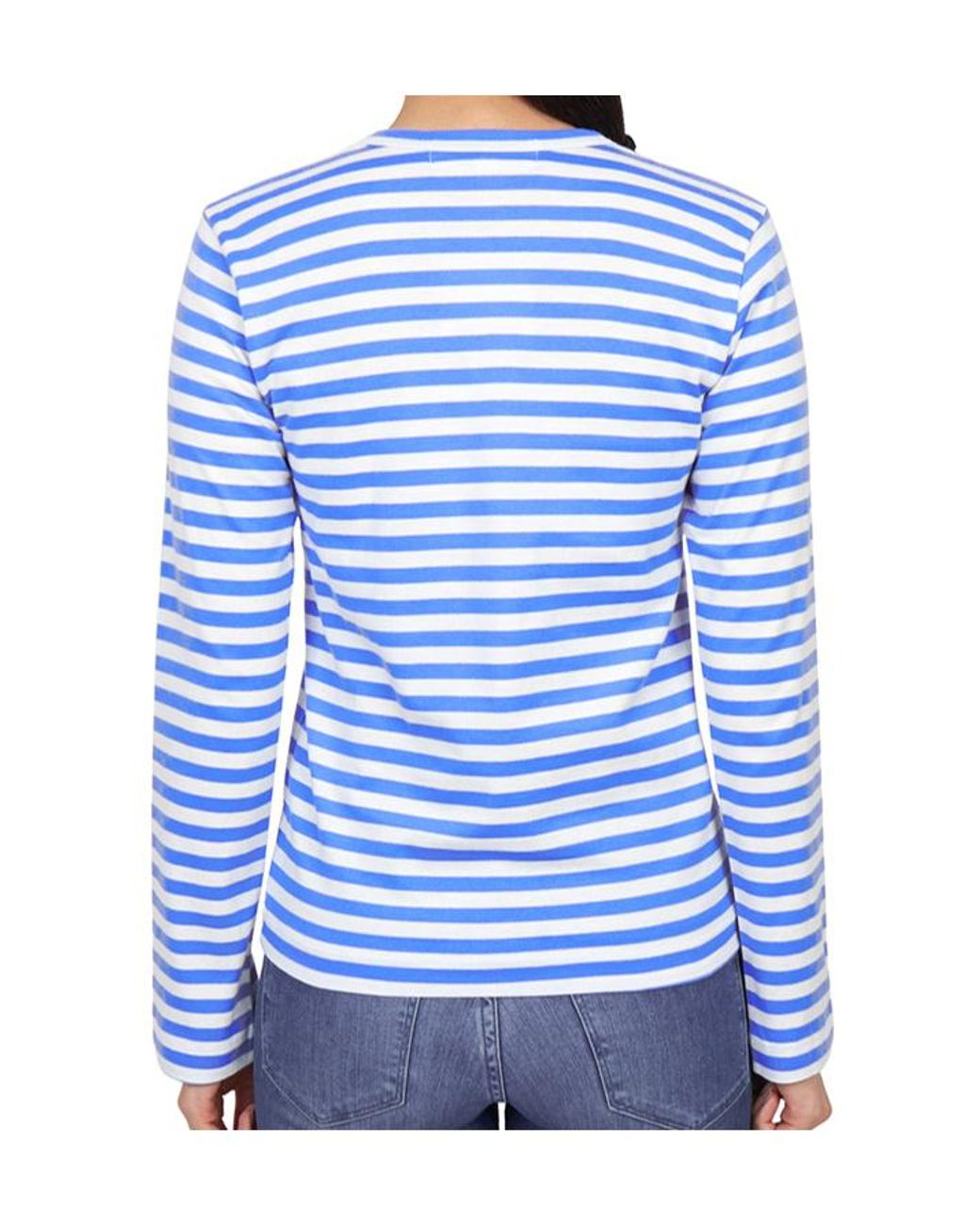 Comme des Garçons Blue Long-Sleeved T-Shirt