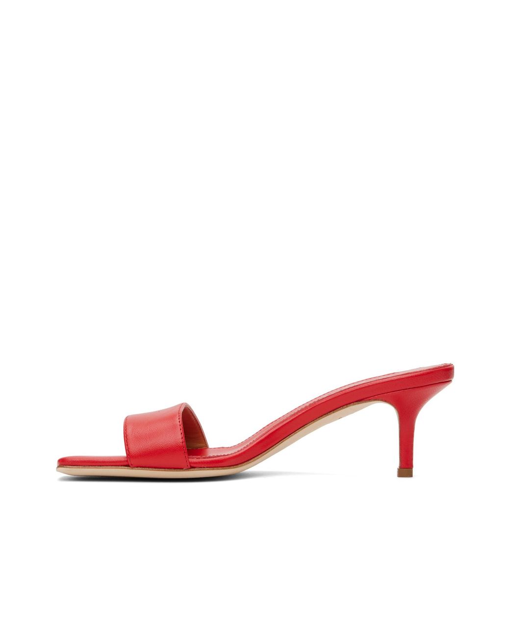 Aeyde Red 70Mm Ilvy Sandals