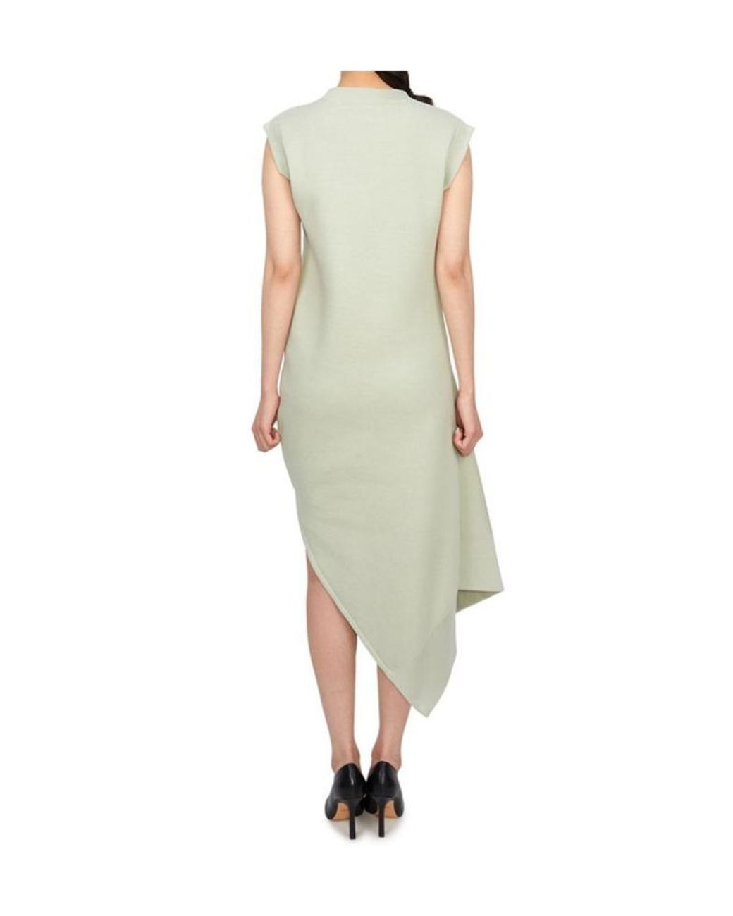 Sacai White Sleeveless Dress