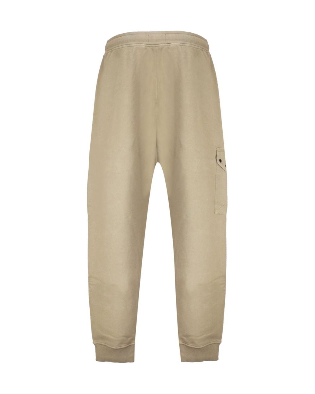 Stone Island Natural Compass Patch Drawstring Track Pants for men