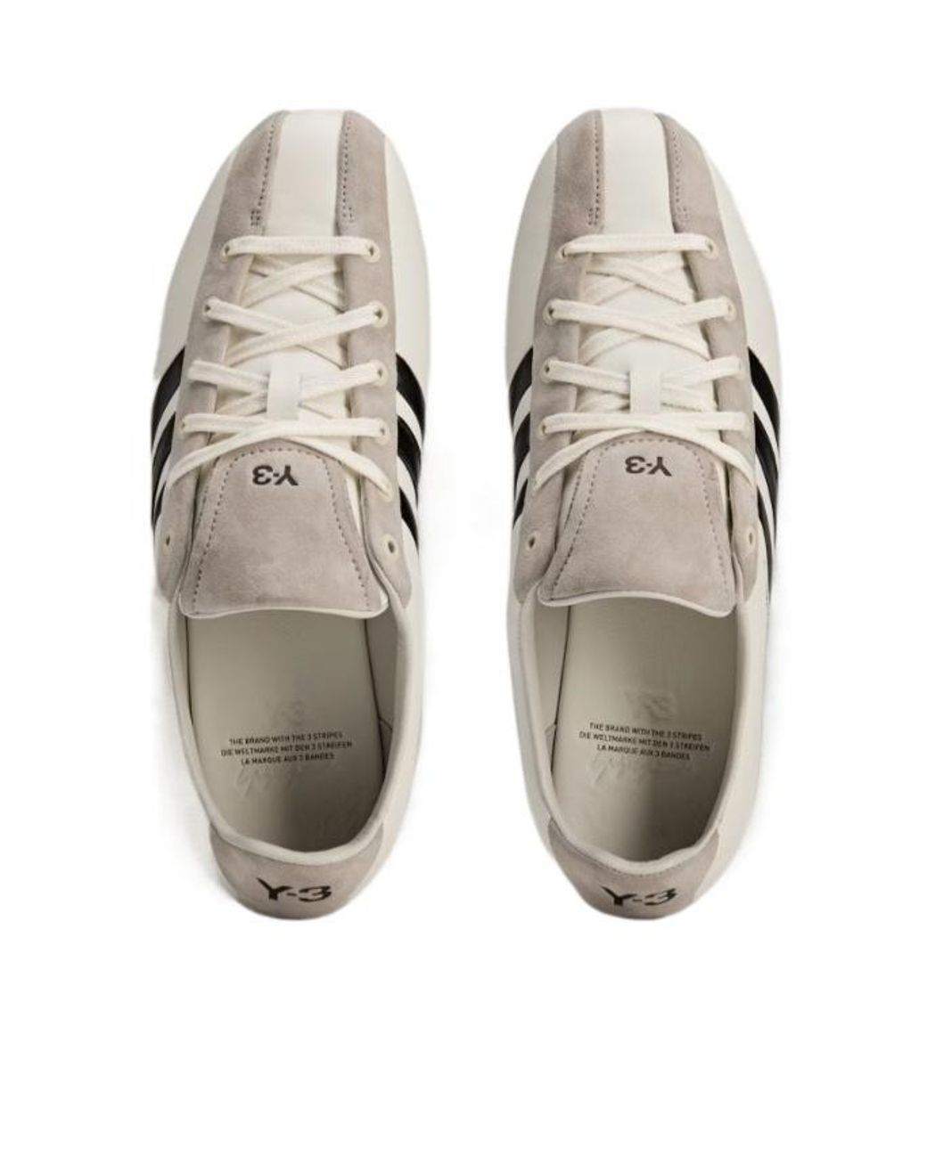 Y-3 White Field Sneakers for men