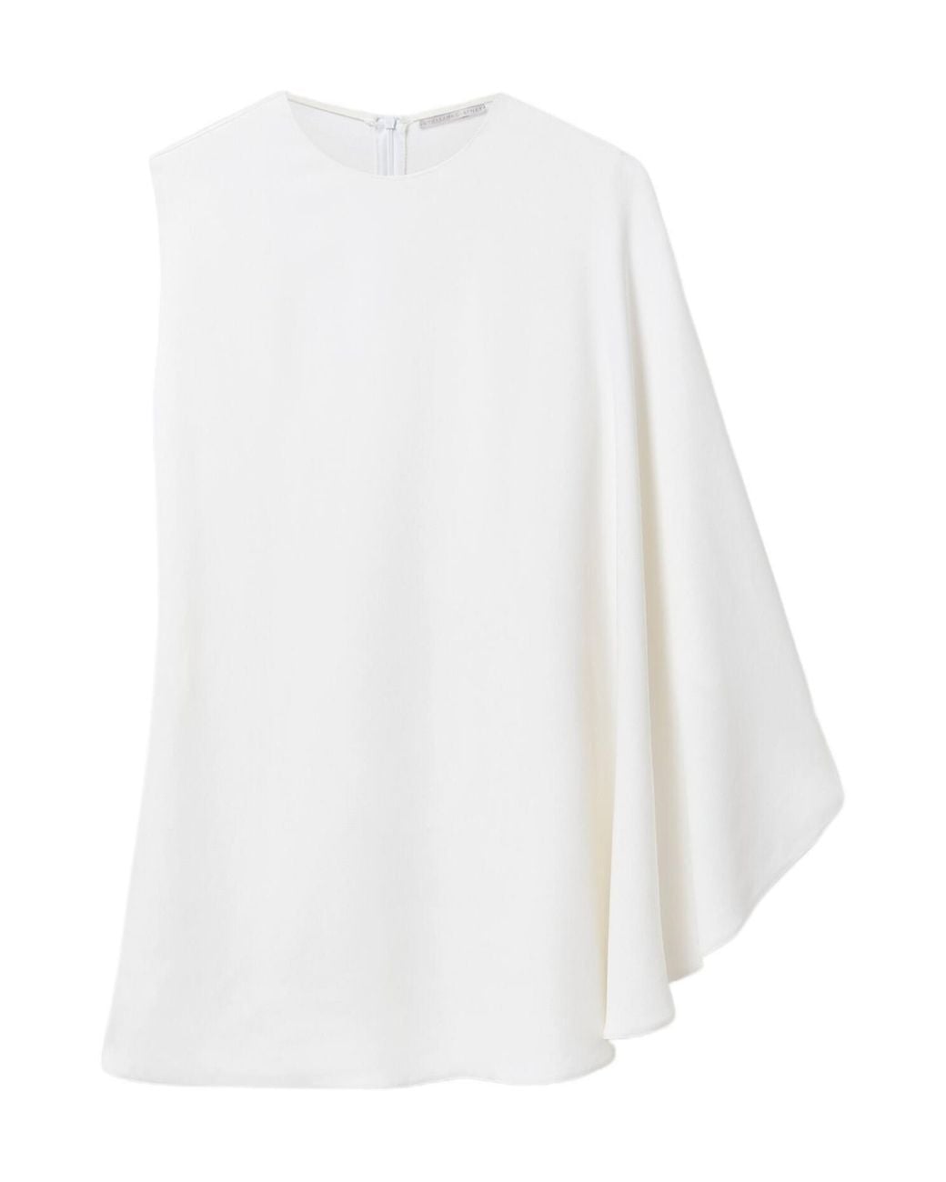 Stella McCartney White One-Sleeve Mini Dress