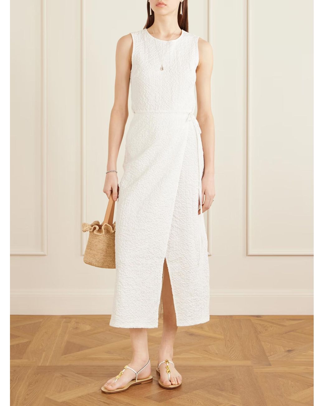 Staud White Nemo Dress