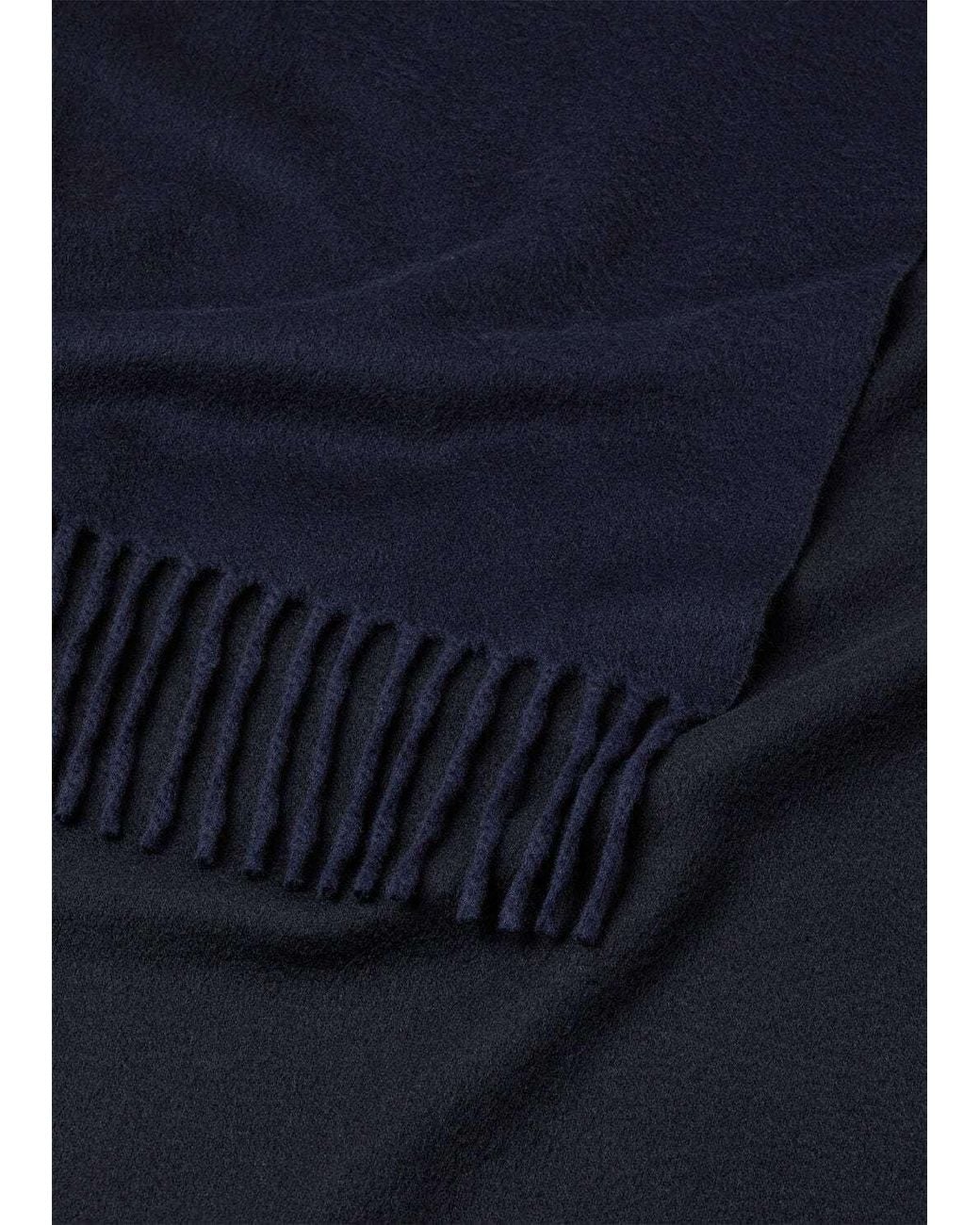 Loro Piana Blue Two Tone Scarf for men