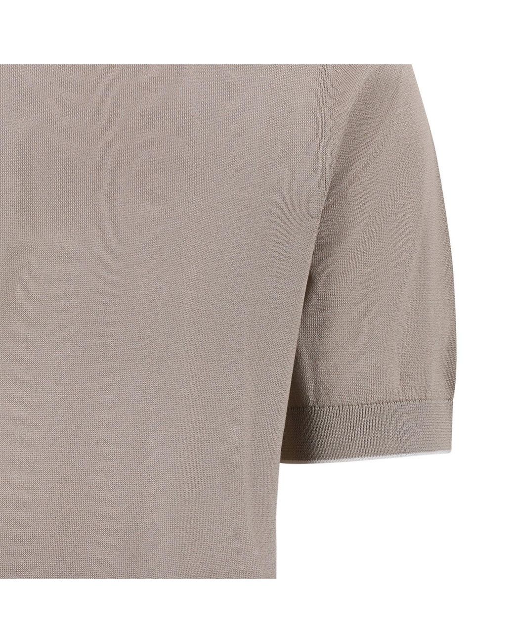 Boss Gray Crew Neck Short-Sleeved T-Shirt for men