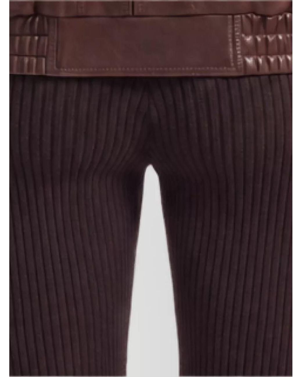 Frankie Shop Brown Shearling-Lined Hooded Aviator Jacket