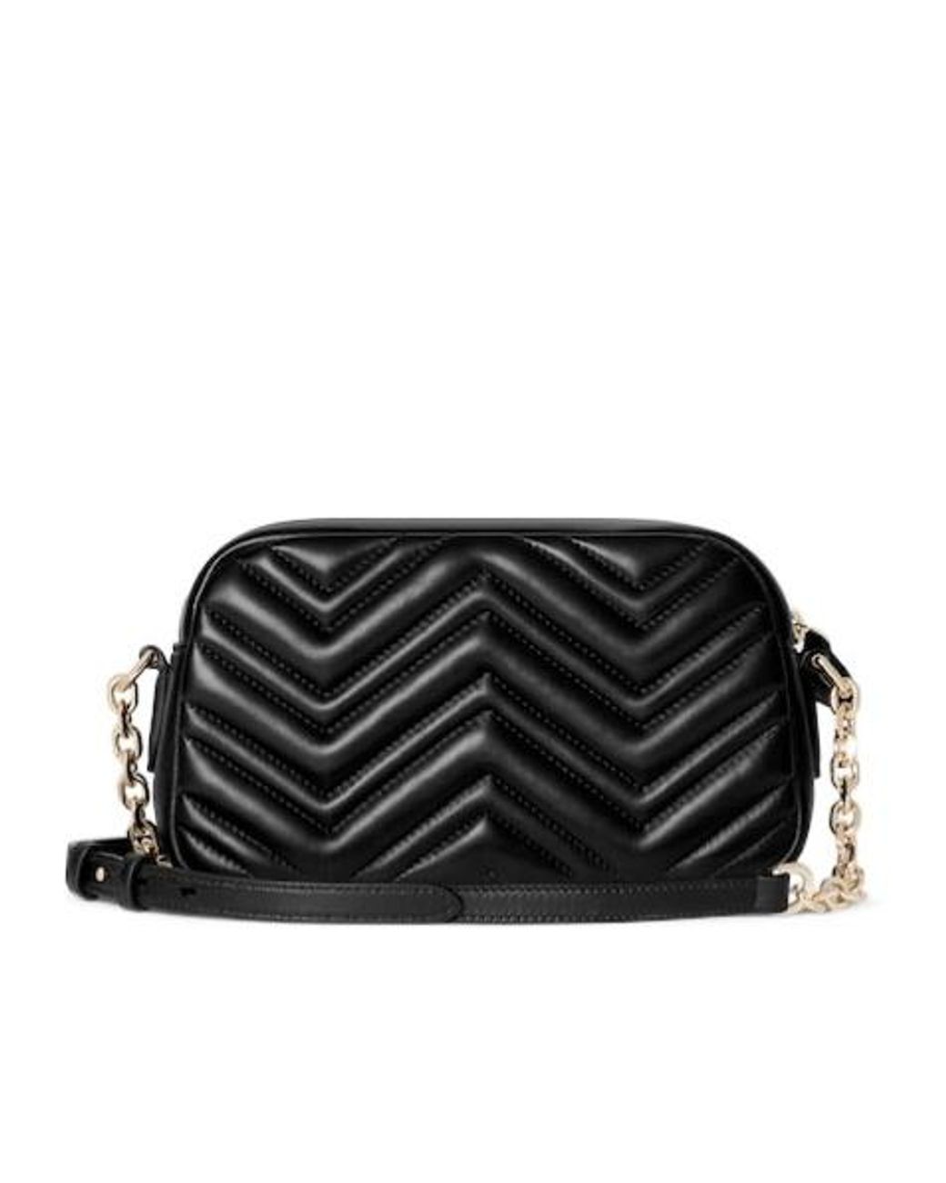 Gucci Black Gg Marmont Small Camera Bag