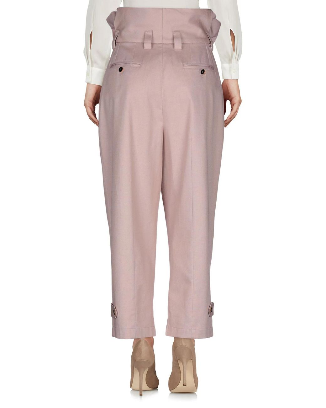 Dolce & Gabbana Pink Casual Trouser