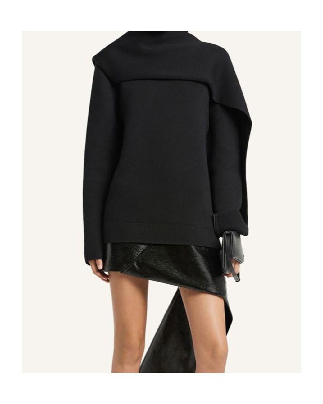Courreges Black Long-Sleeved Pullover