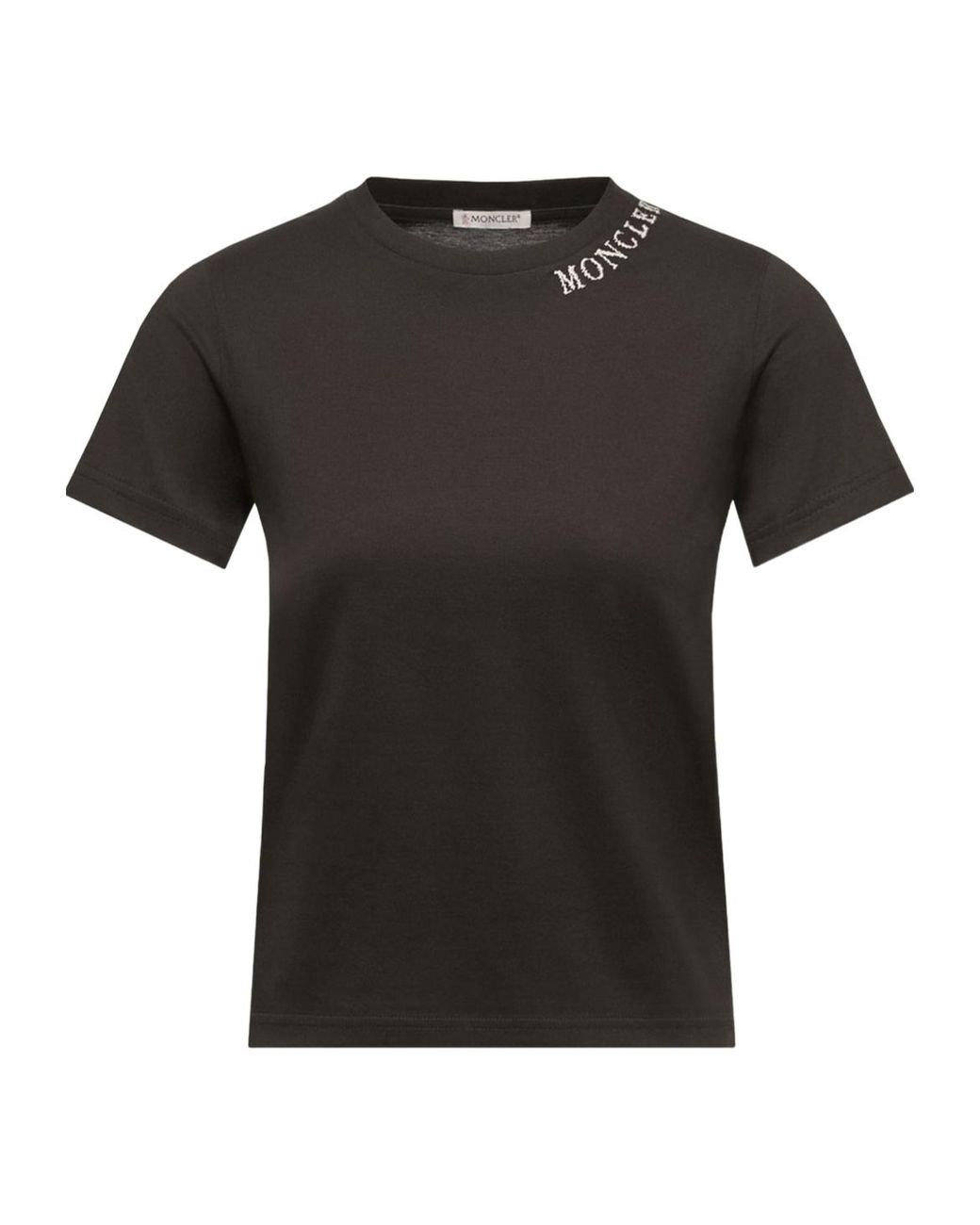 Moncler Black Sketch Logo T-Shirt