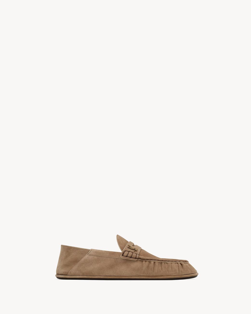 Saint Laurent Brown Le Loafer Foldable Loafers for men