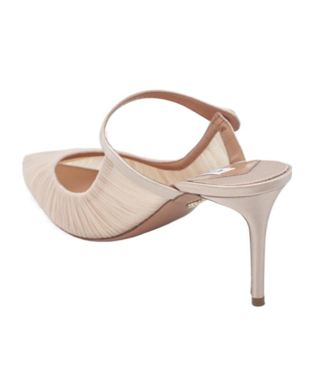 Aquazzura White Voile Mules