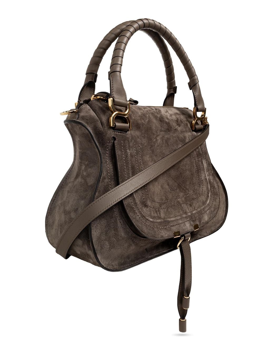 Chloé Brown Chloé Marcie Medium Shoulder Bag