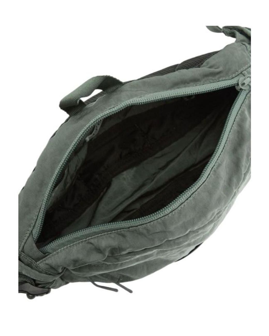 C P Company Gray Lens Detail Zipped Messenger Bag for men