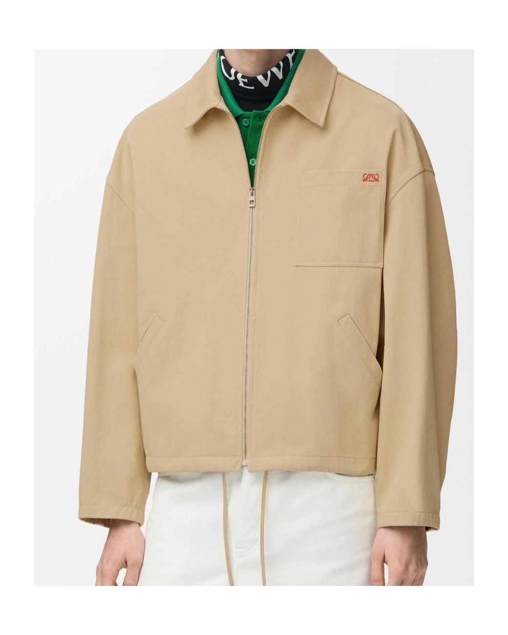 Loewe Natural Zip-Up Jacket for men