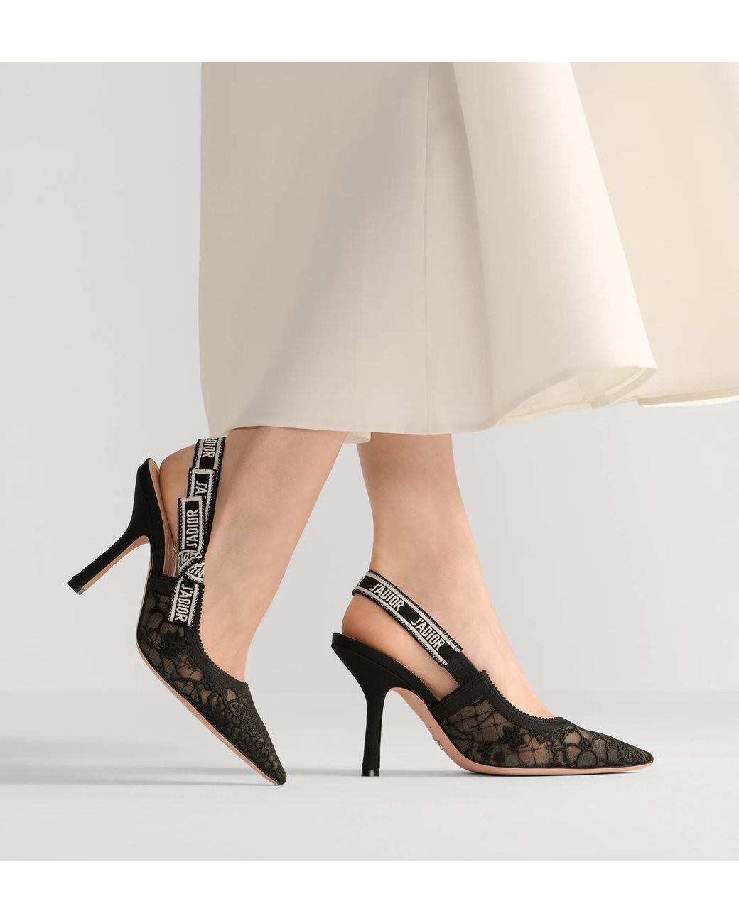 Dior Black J'A Slingback Pump