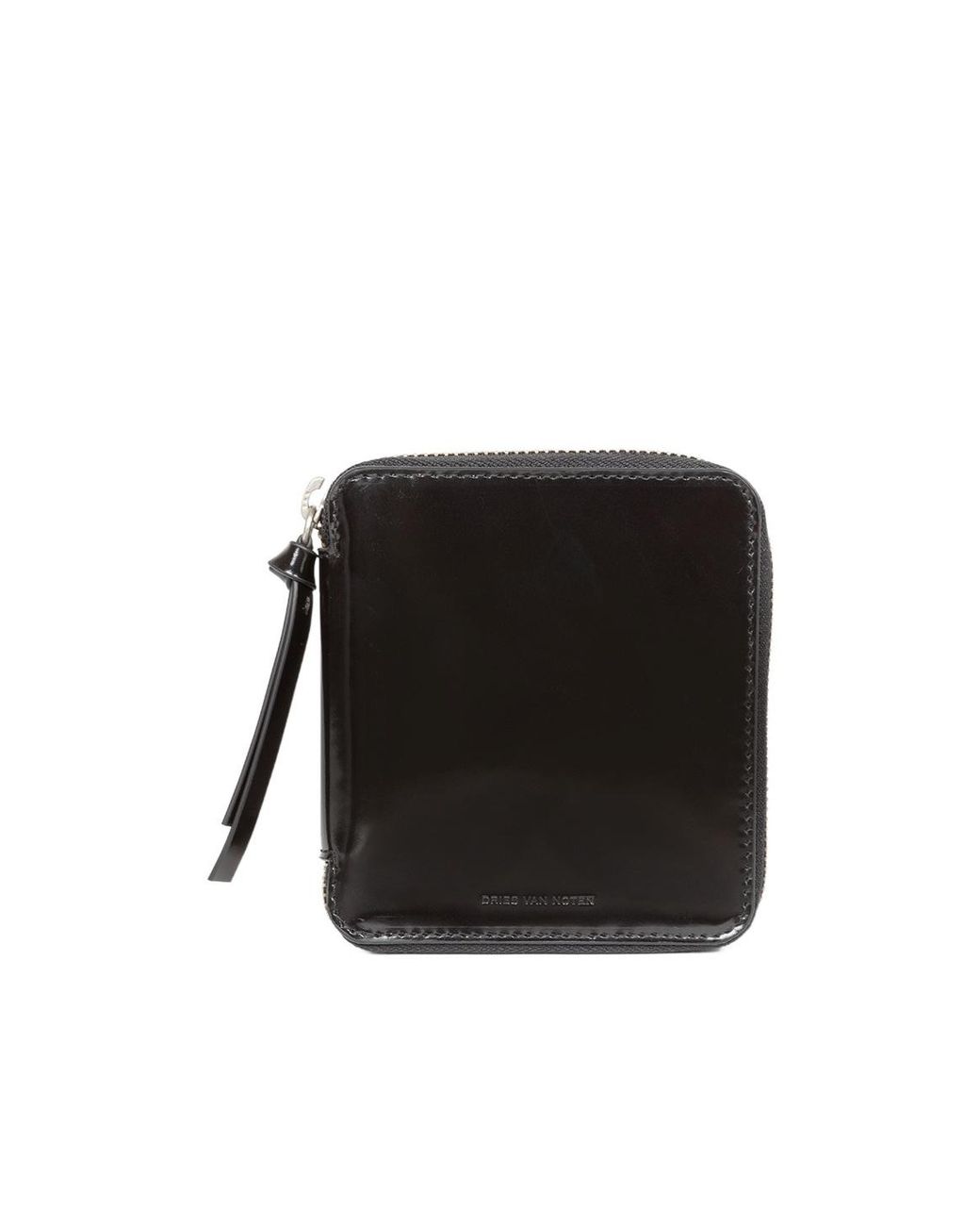 Dries Van Noten Black Logo-Debossed Wallet for men