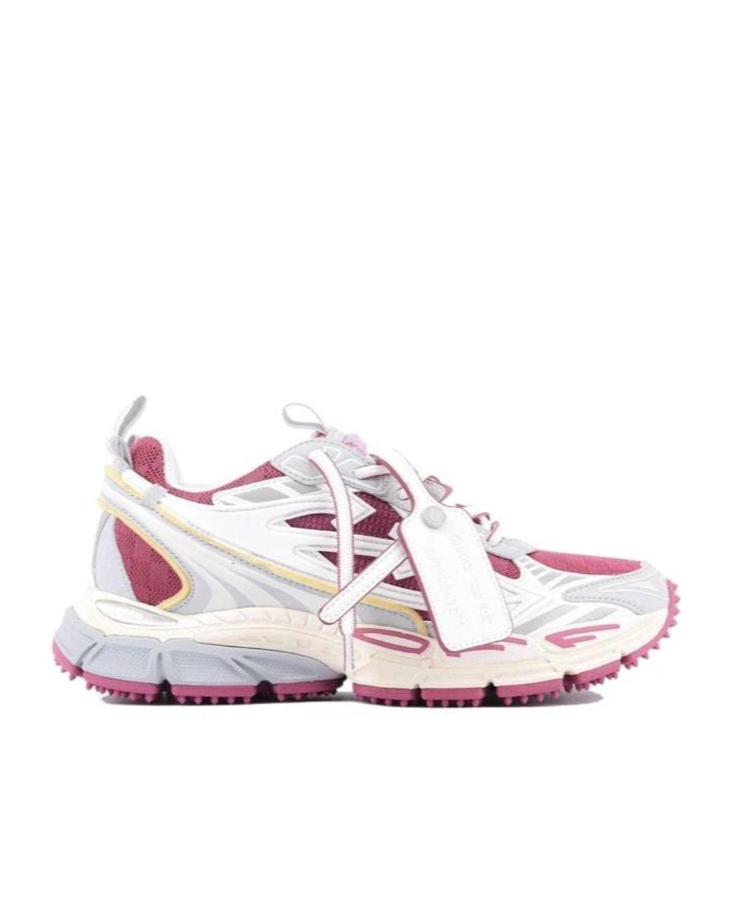 Off-White c/o Virgil Abloh Pink Be Right Back Lace-Up Sneakers
