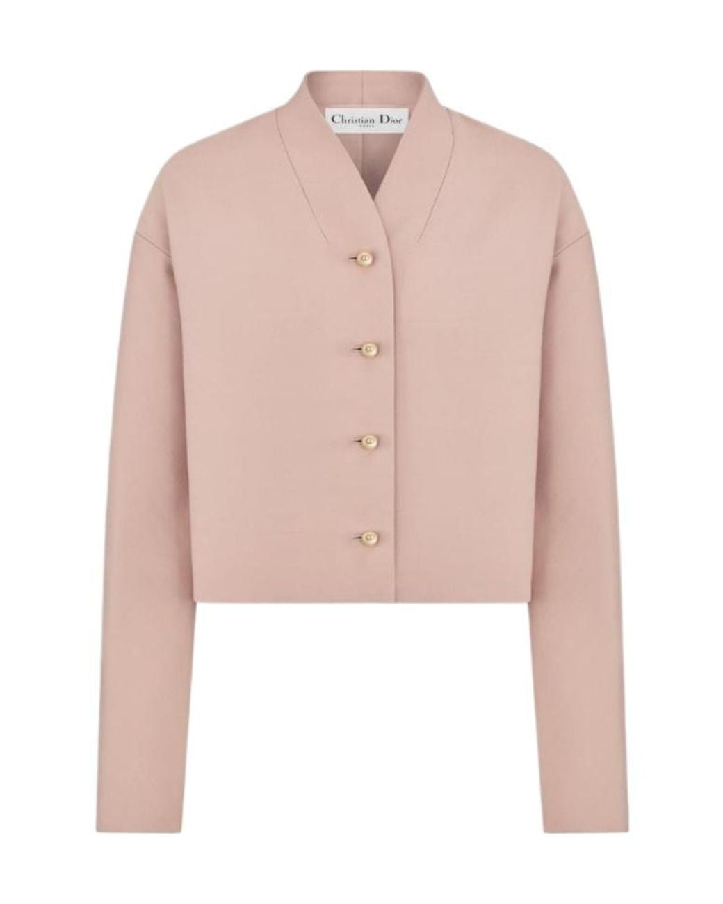Dior Pink Cropped Jacket