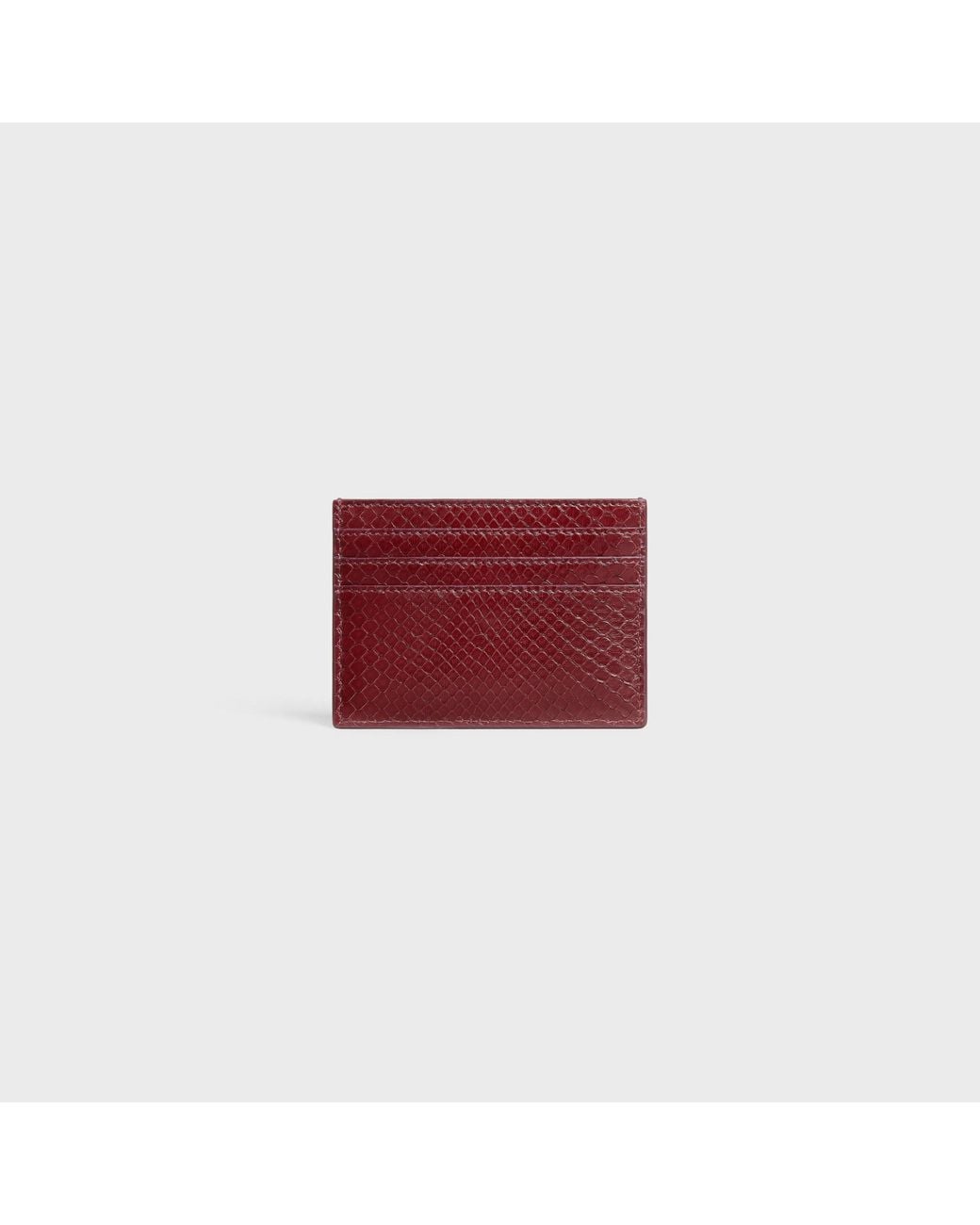 Céline Red Card Holder Triomphe for men