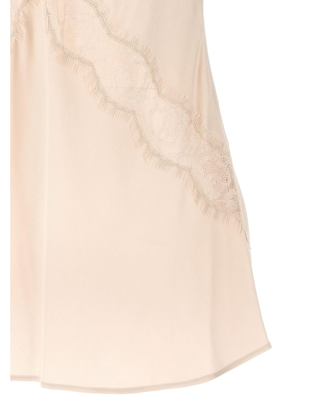 Pinko Natural Lydia Lace Detailed Top