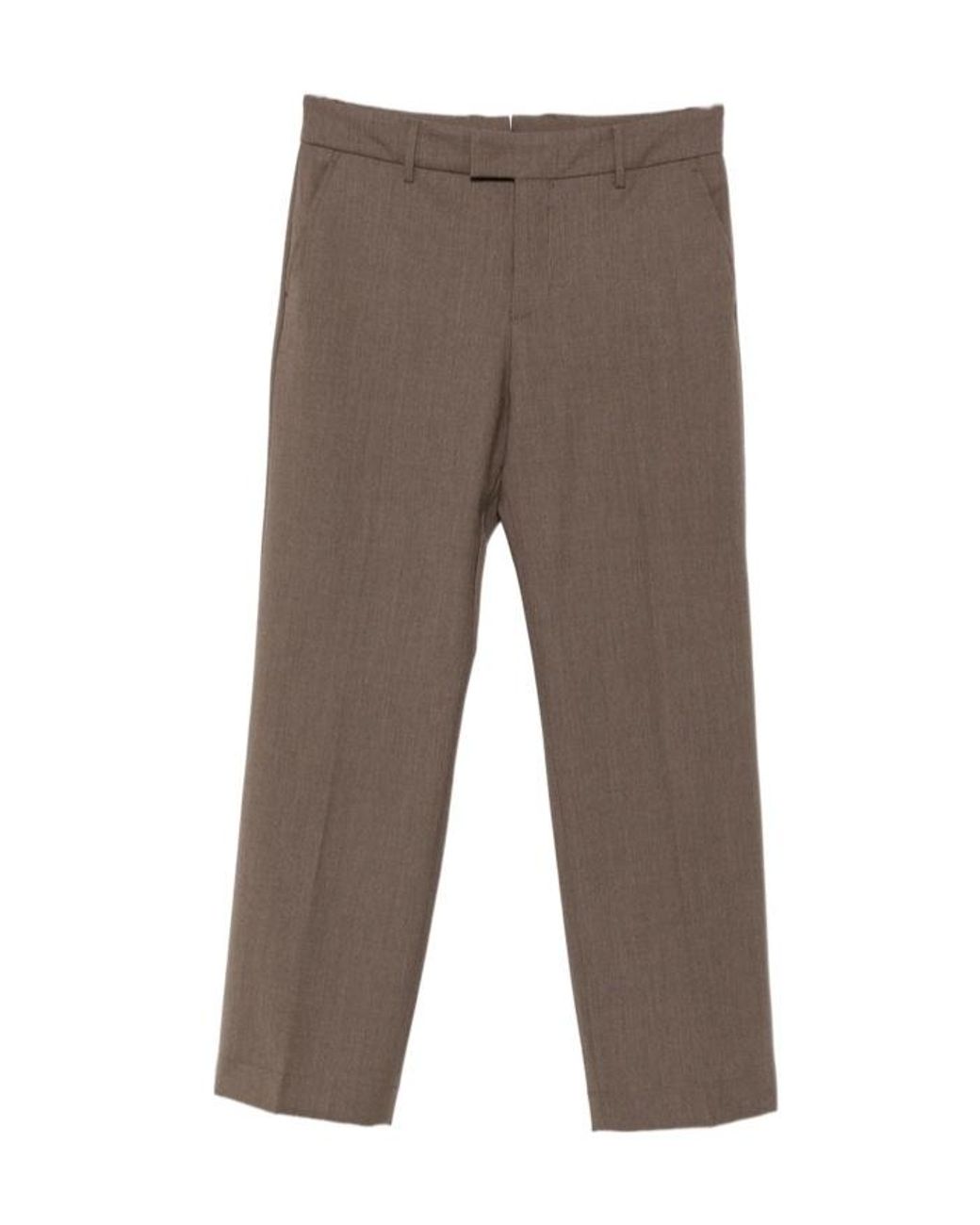 Berwich Gray Straight-Leg Casual Pants