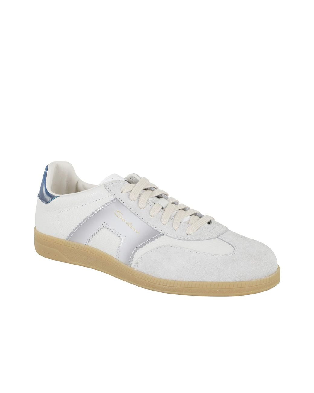 Santoni White Dbs Sneakers for men