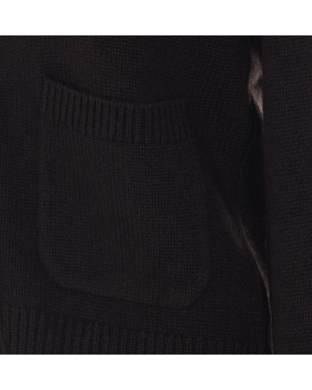 Lisa Yang Black Danni V-Neck Button-Up Cardigan
