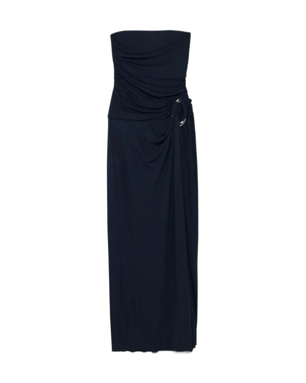 Jonathan Simkhai Blue Strapless Knit Gown