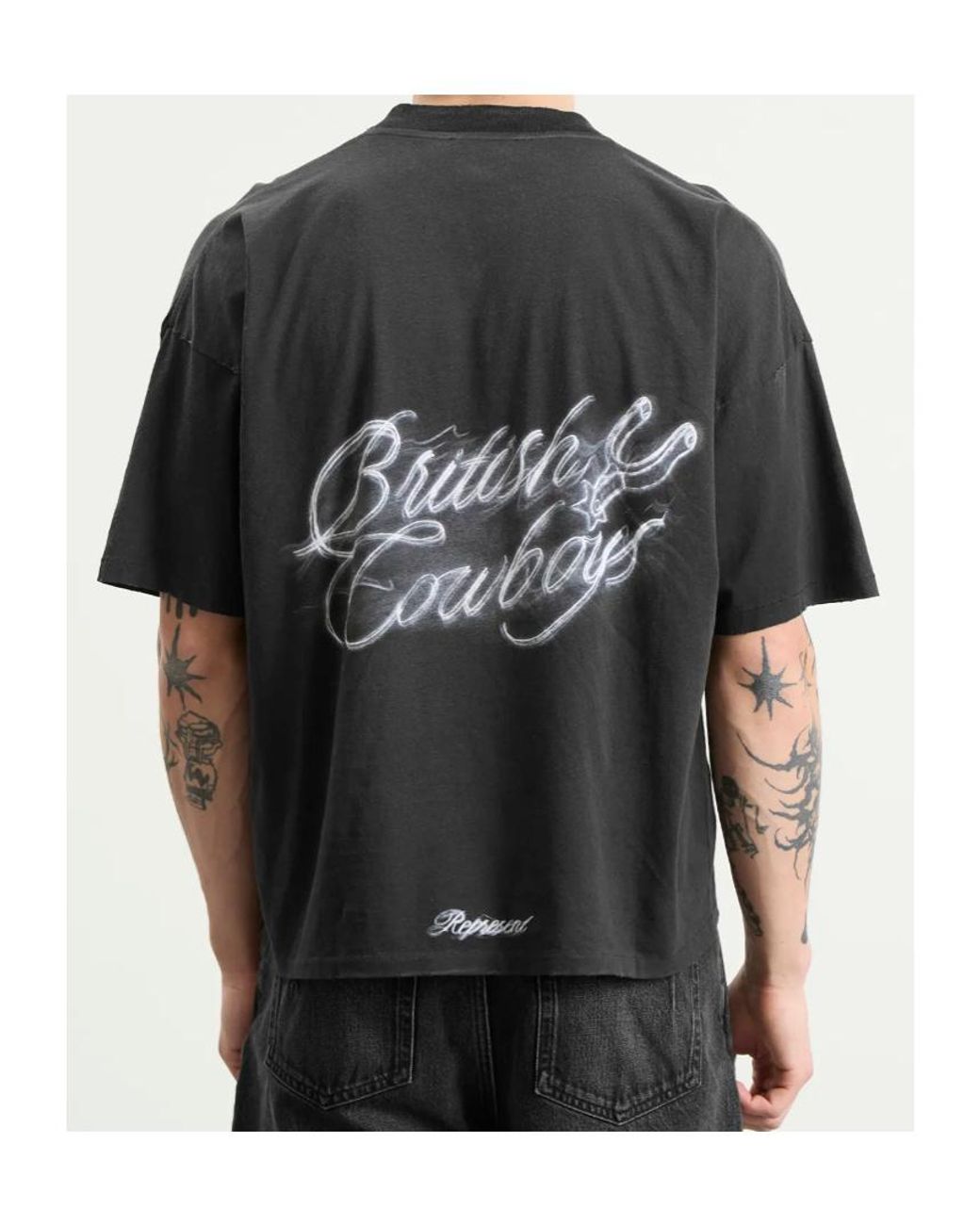 Represent Black T-Shirts And Polos Cotton for men