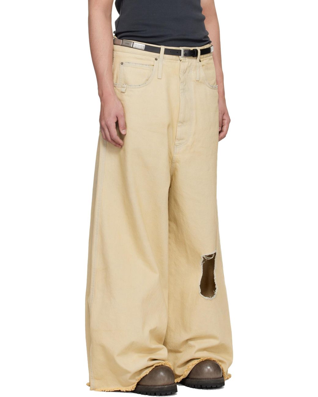 Lu'u Dan Natural Dumpster Jeans for men