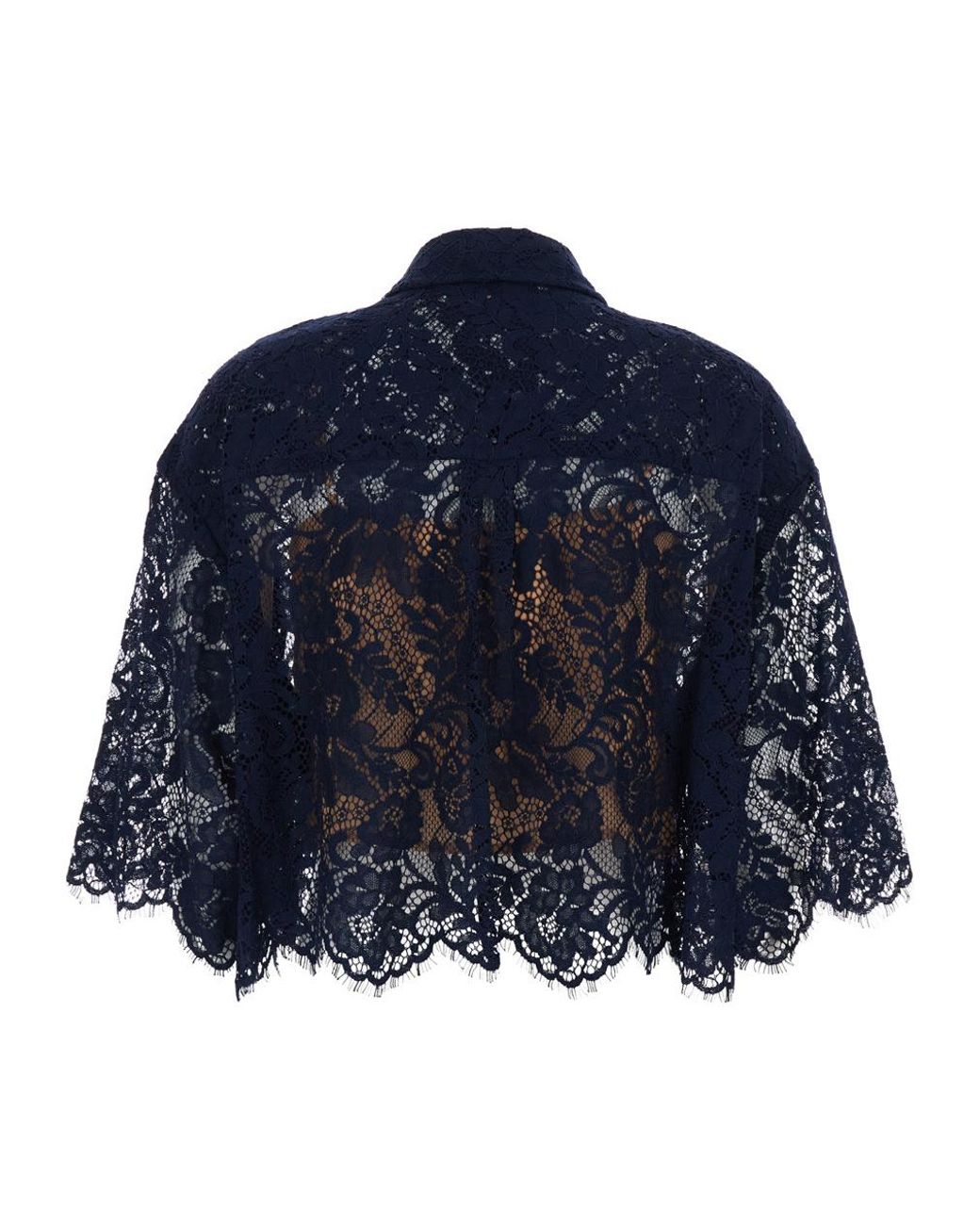 MICHAEL Michael Kors Blue Lace Shirt