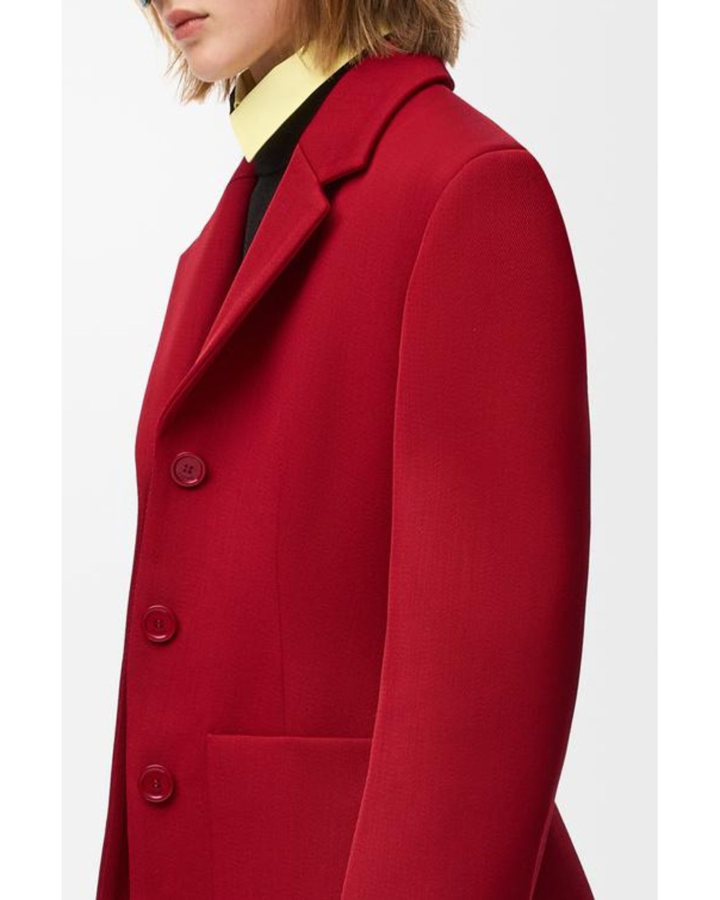 Loewe Red Single Breasted Jacket