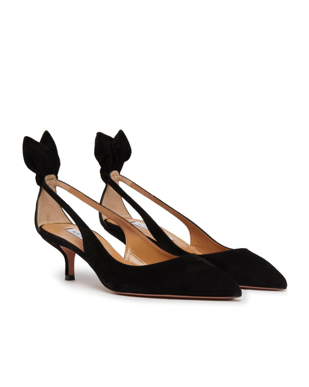 Aquazzura Black Pointed High Heels