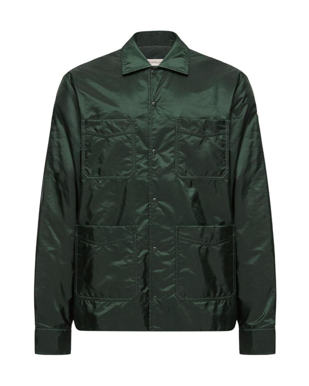 Moncler Green Shirt Jacket Jacket for men