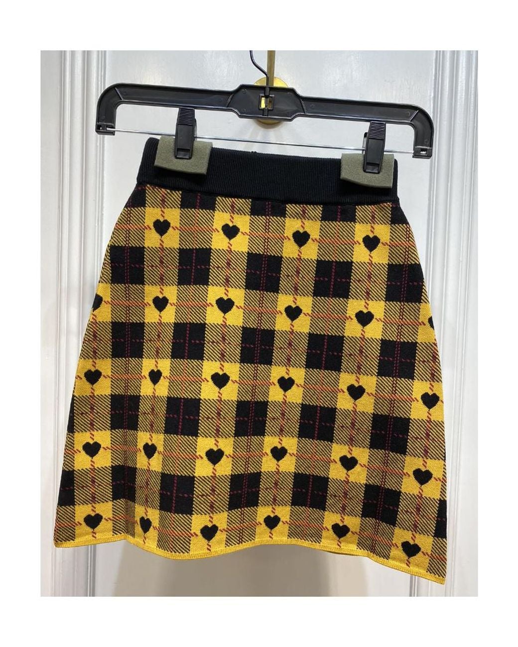 Alessandra Rich Multicolor Knitted Mini Skirt