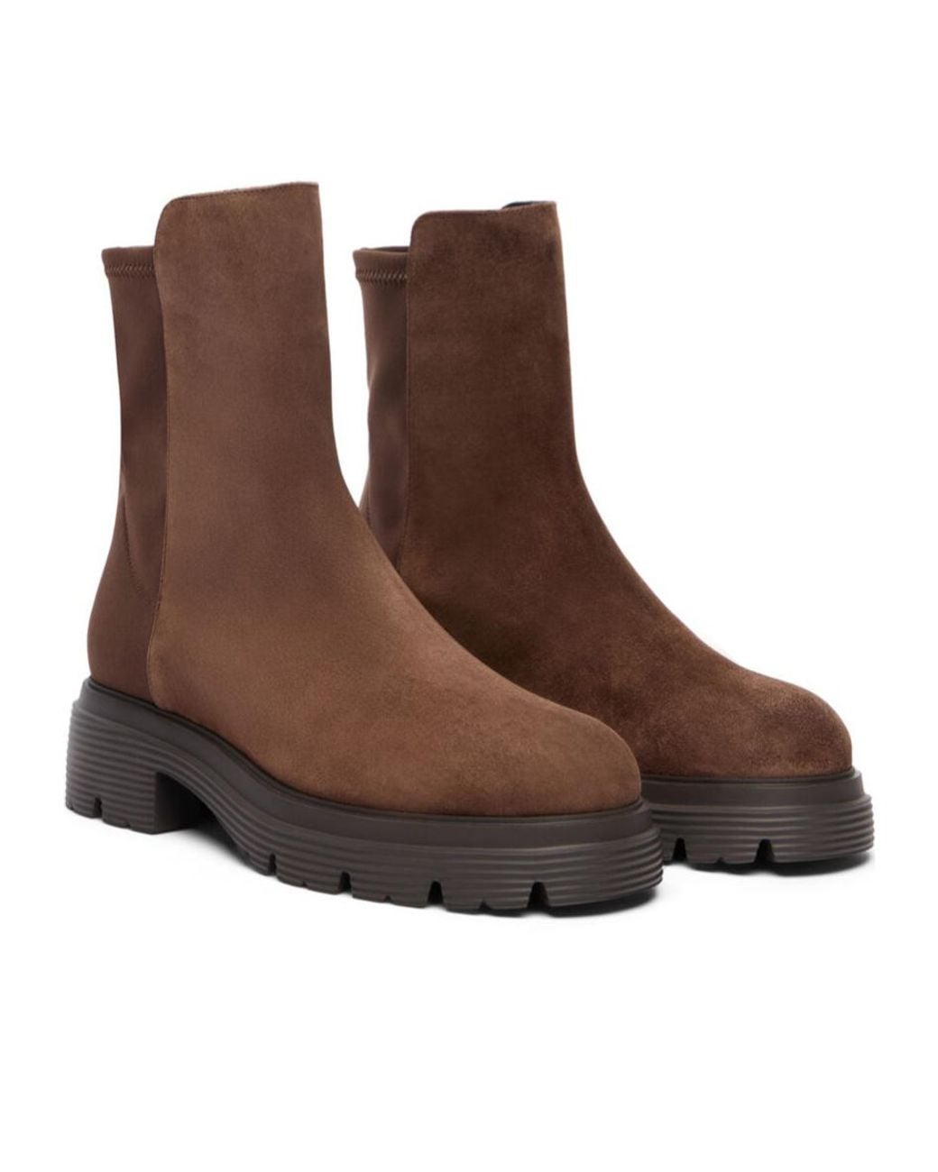 Stuart Weitzman Brown 5050 Hudson Lite Bootie