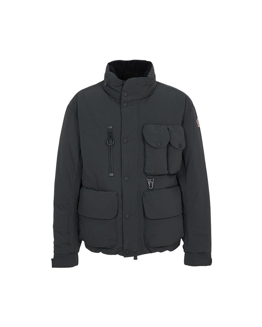 Moncler Black Long-Sleeved Down Jacket for men